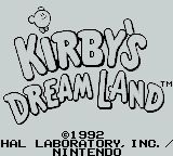 Kirby s Dream Land sur Nintendo Game Boy